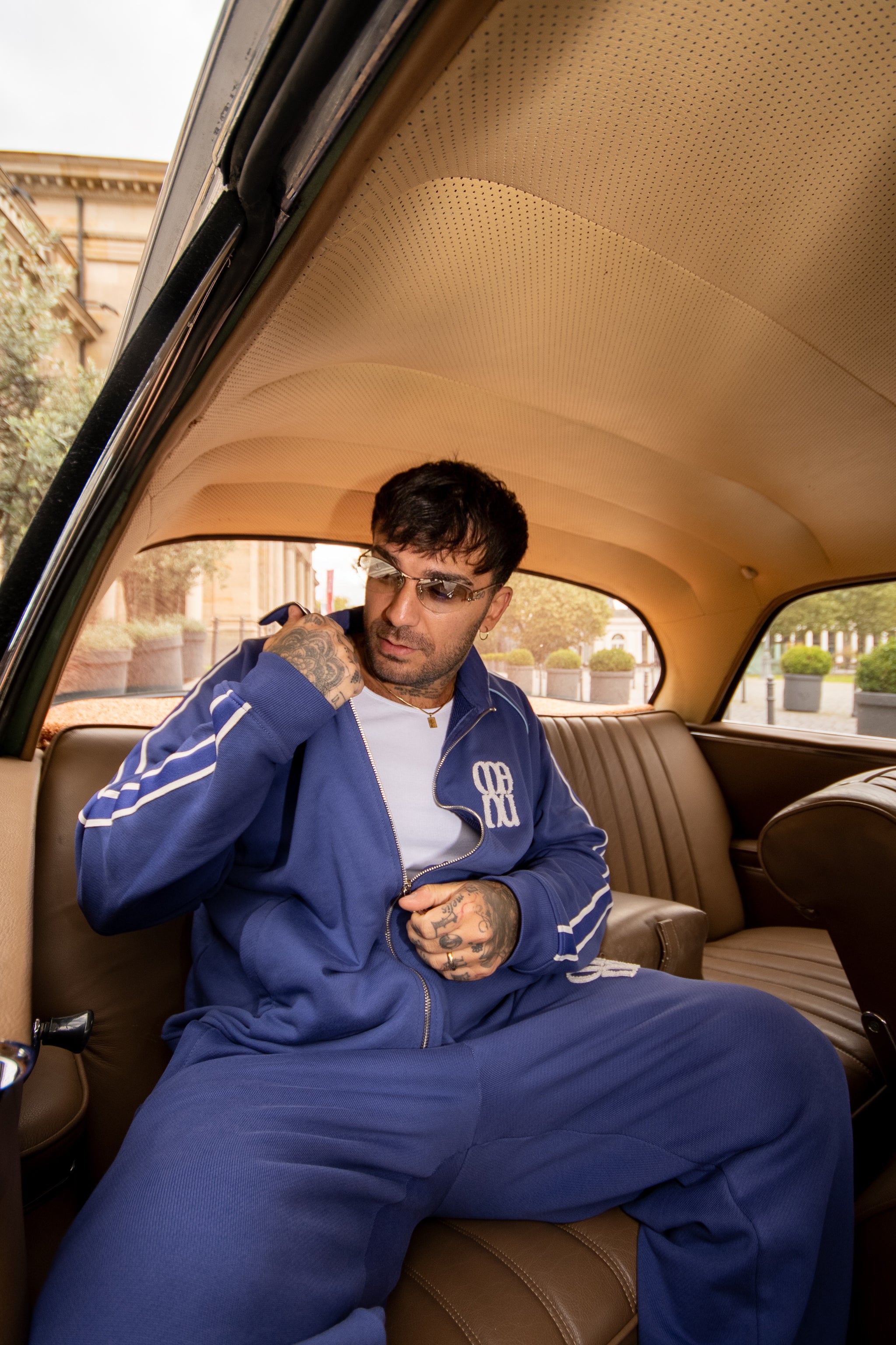 TRACKPANTS NAVY BLUE